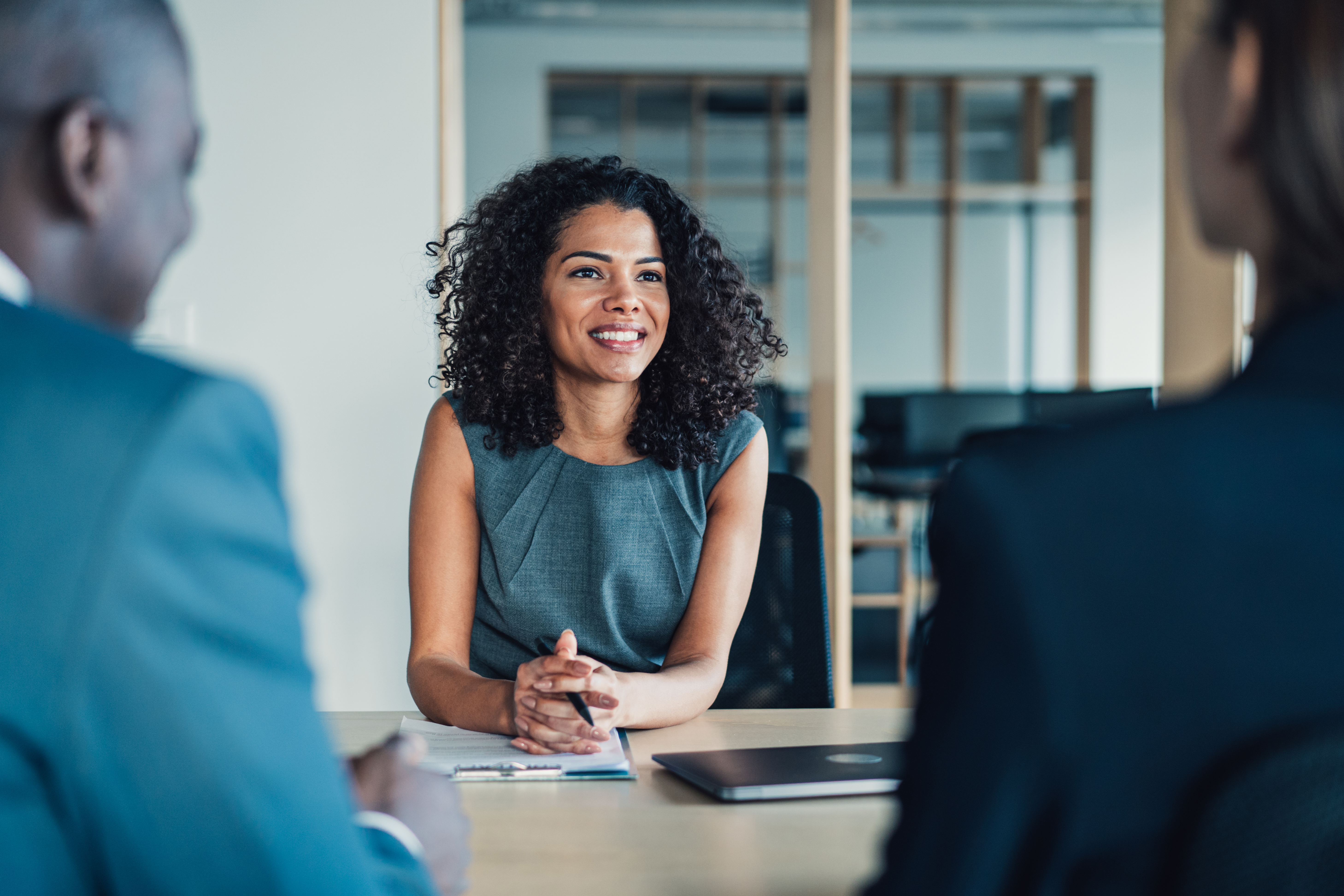 Woman CPA giving legal advise