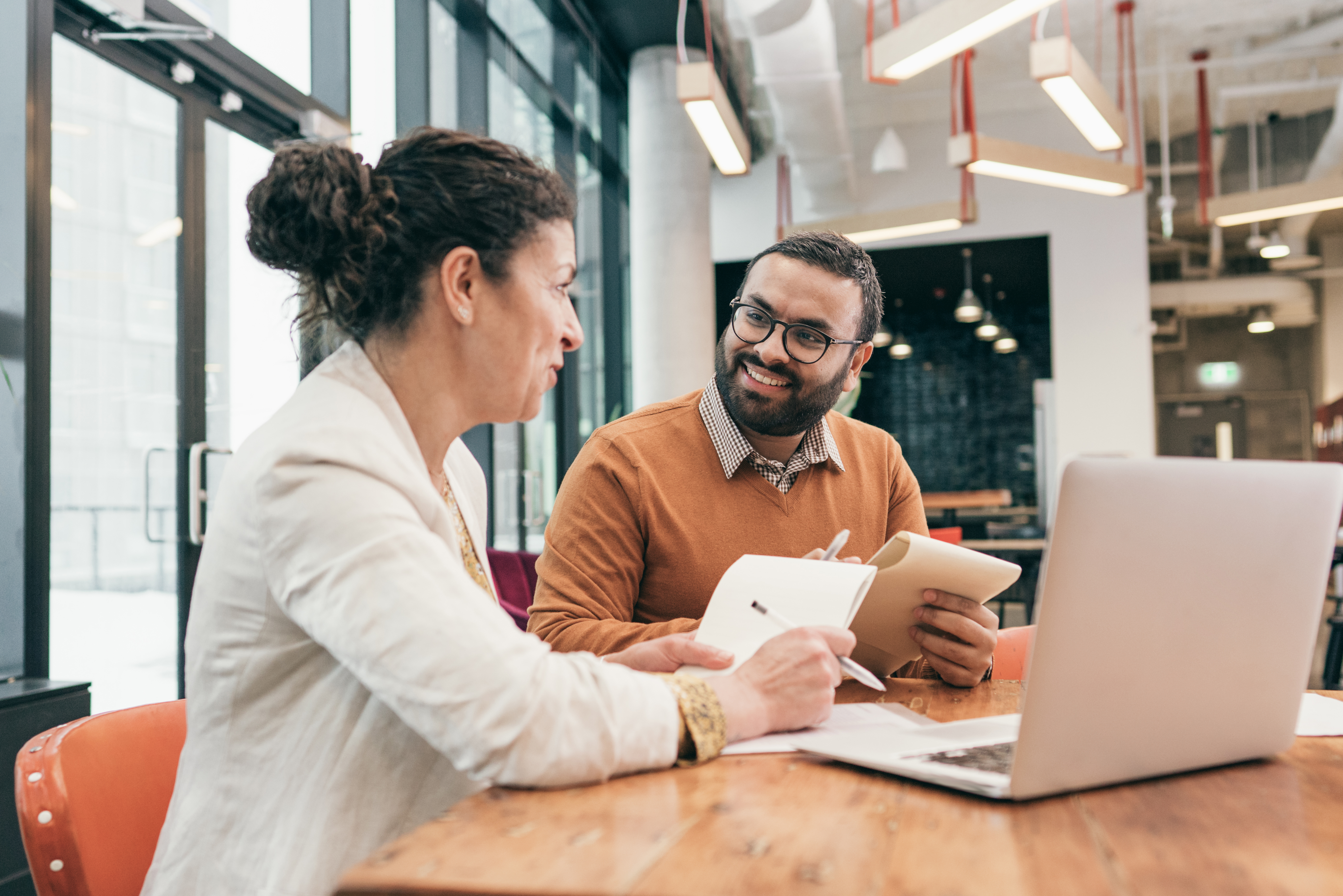 Consultants working together